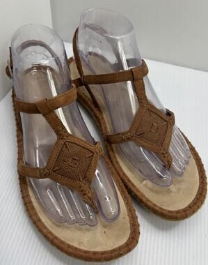 Patagonia Sandals Brown Leather Size 7 straps sandal